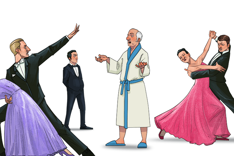 "Can ya (Kenya) believe he's wearing a night robe here (Nairobi)?"